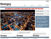 Tablet Screenshot of newsguy.com